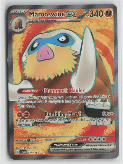 Mamoswine ex Ultra Rare Holo JTG 174/159 NM