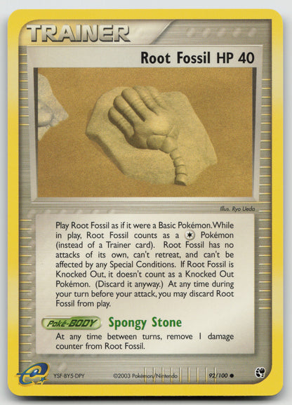 Root Fossil Common Normal SS 92/100 NM