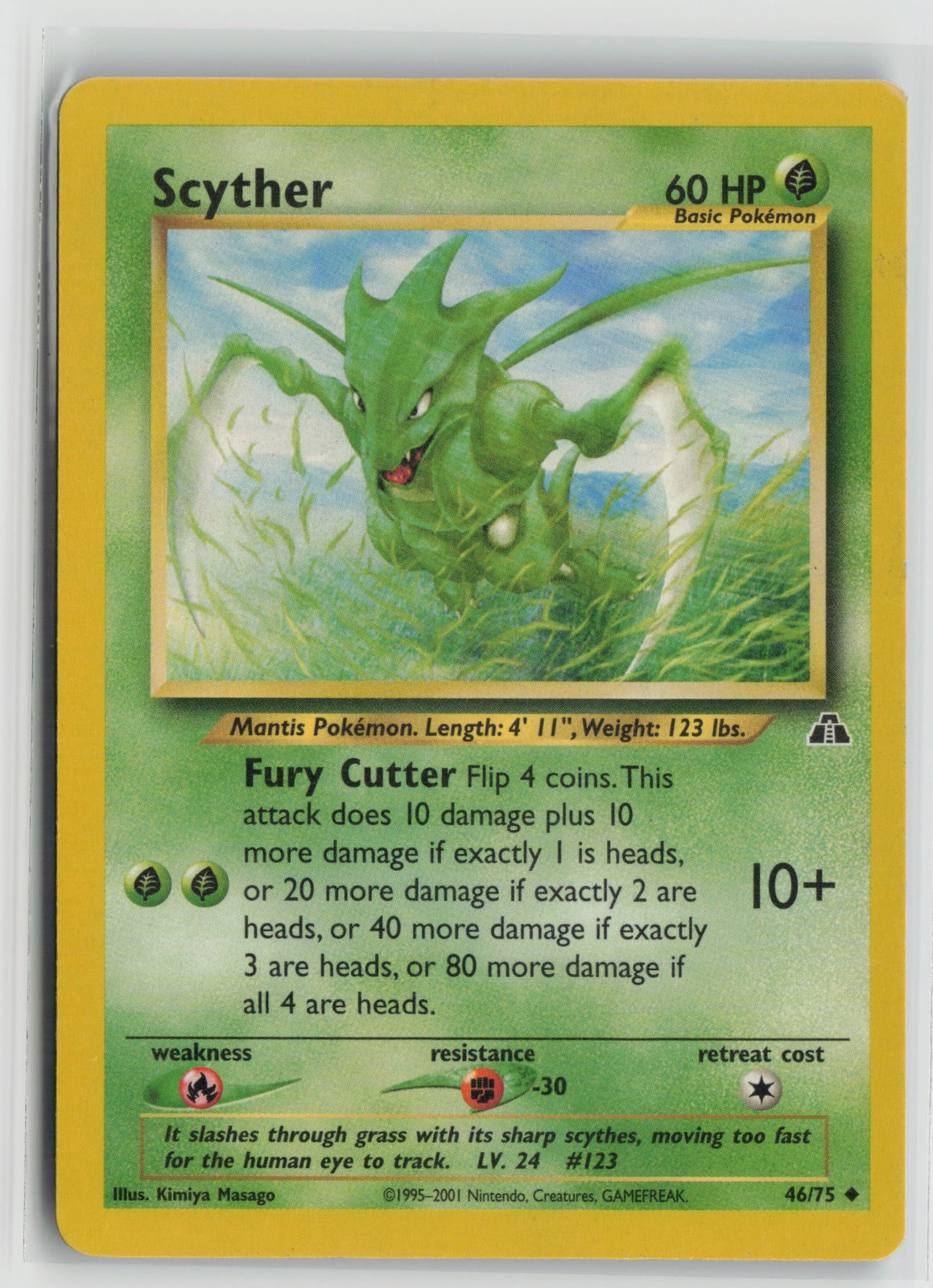 Scyther Uncommon Unlimited N2 46/75 LP