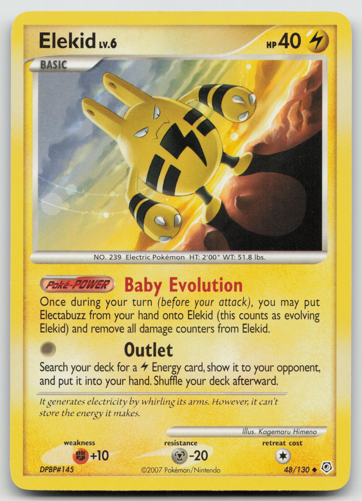 Elekid Uncommon Normal DP 48/130 NM