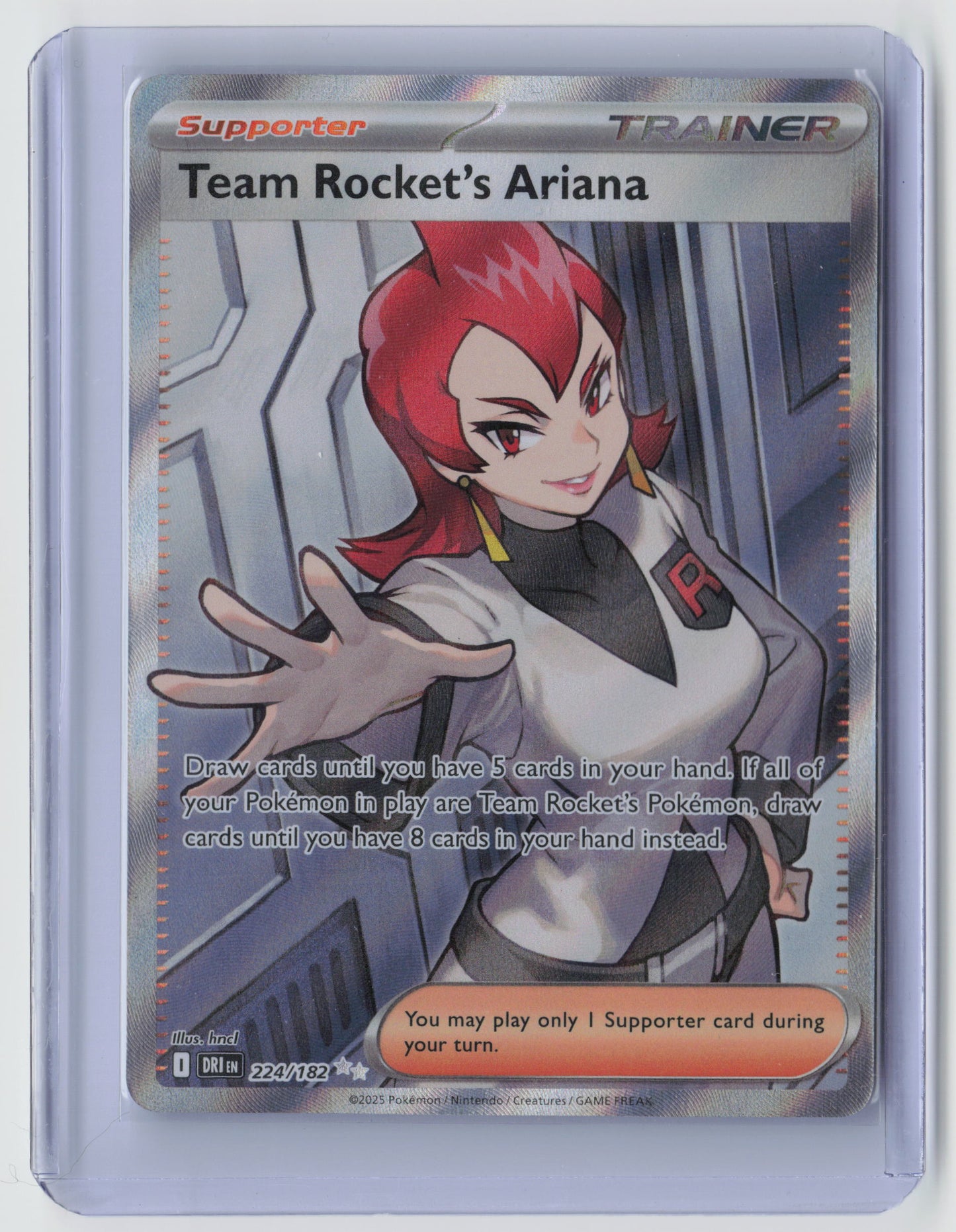 Team Rocket's Ariana Ultra Rare SV10: Destined Rivals 224/182 NM