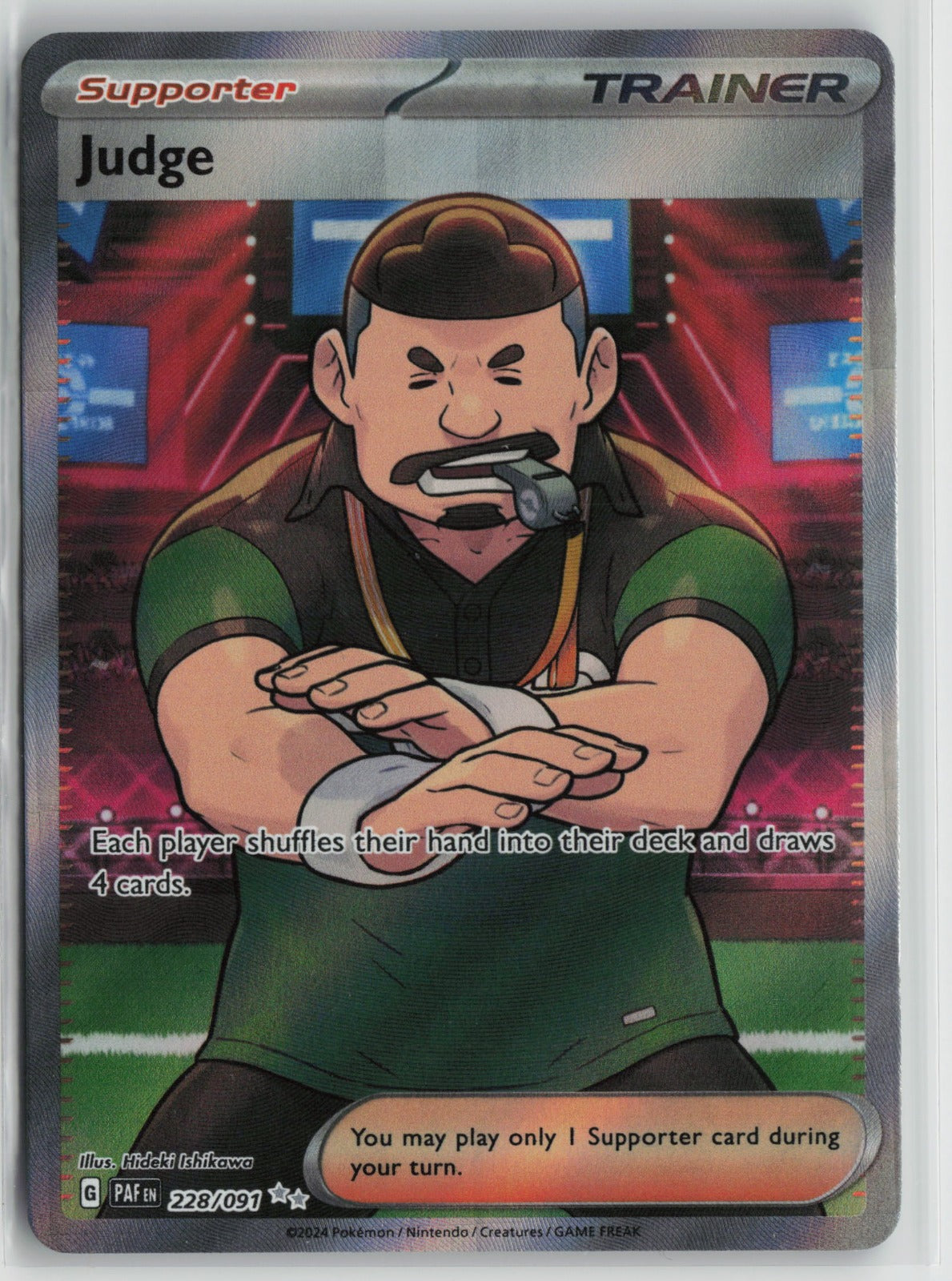 Judge Ultra Rare Holo PAF 228/091 NM
