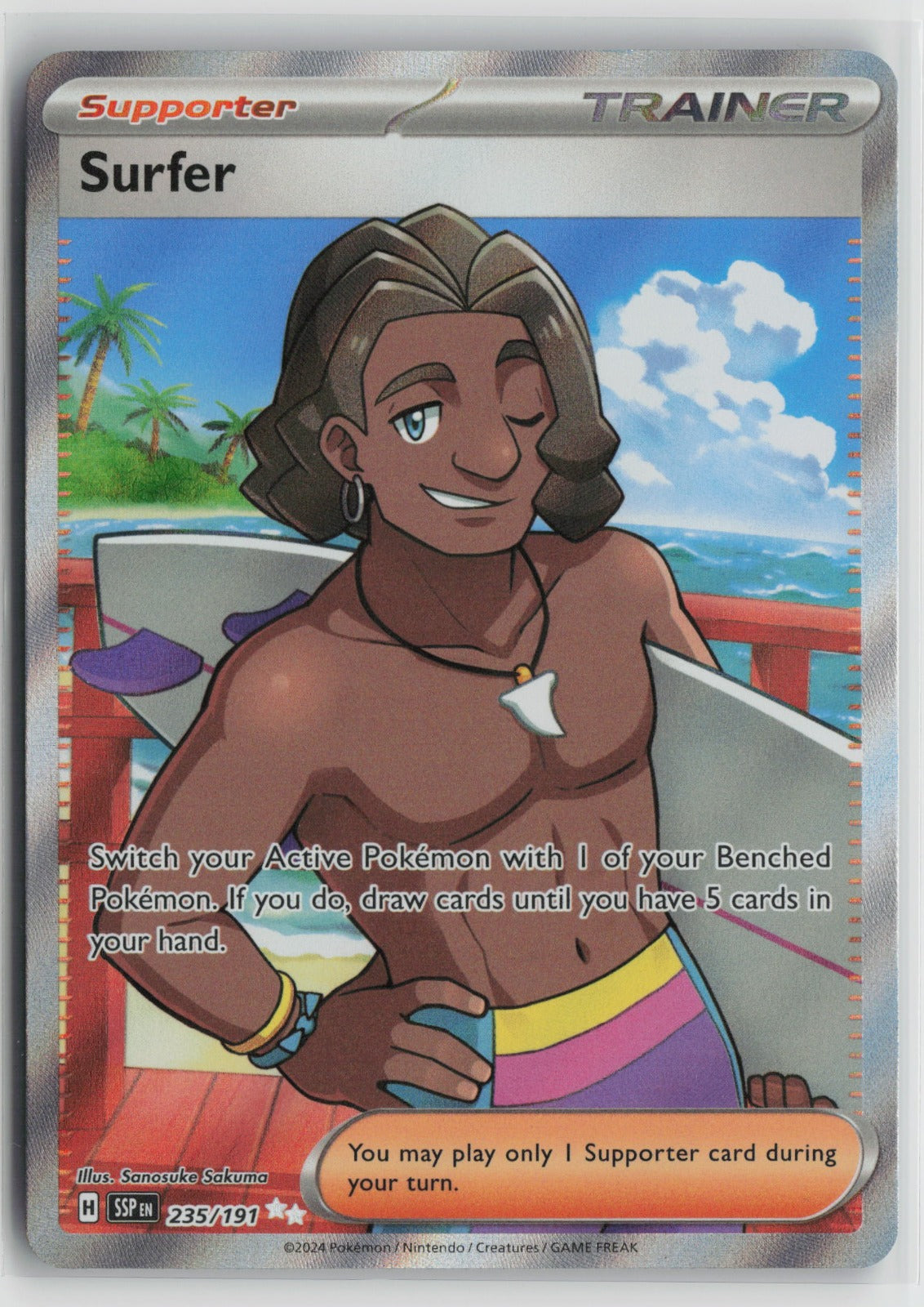 Surfer - Ultra Rare Holo SSP 235/191 NM