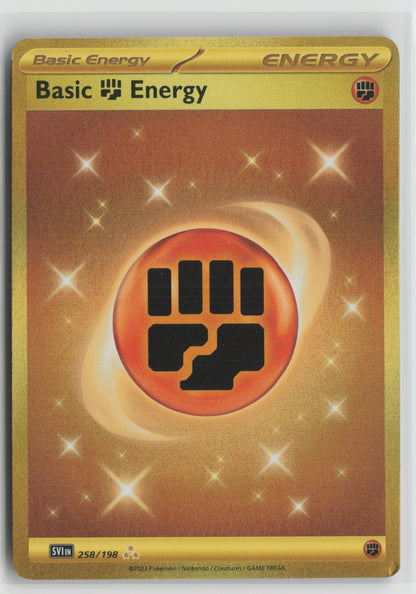 Basic Fighting Energy - Hyper Rare Holo SVI 258/198 NM