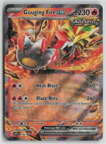 Gouging Fire ex - Promo Holo SVP 144 NM