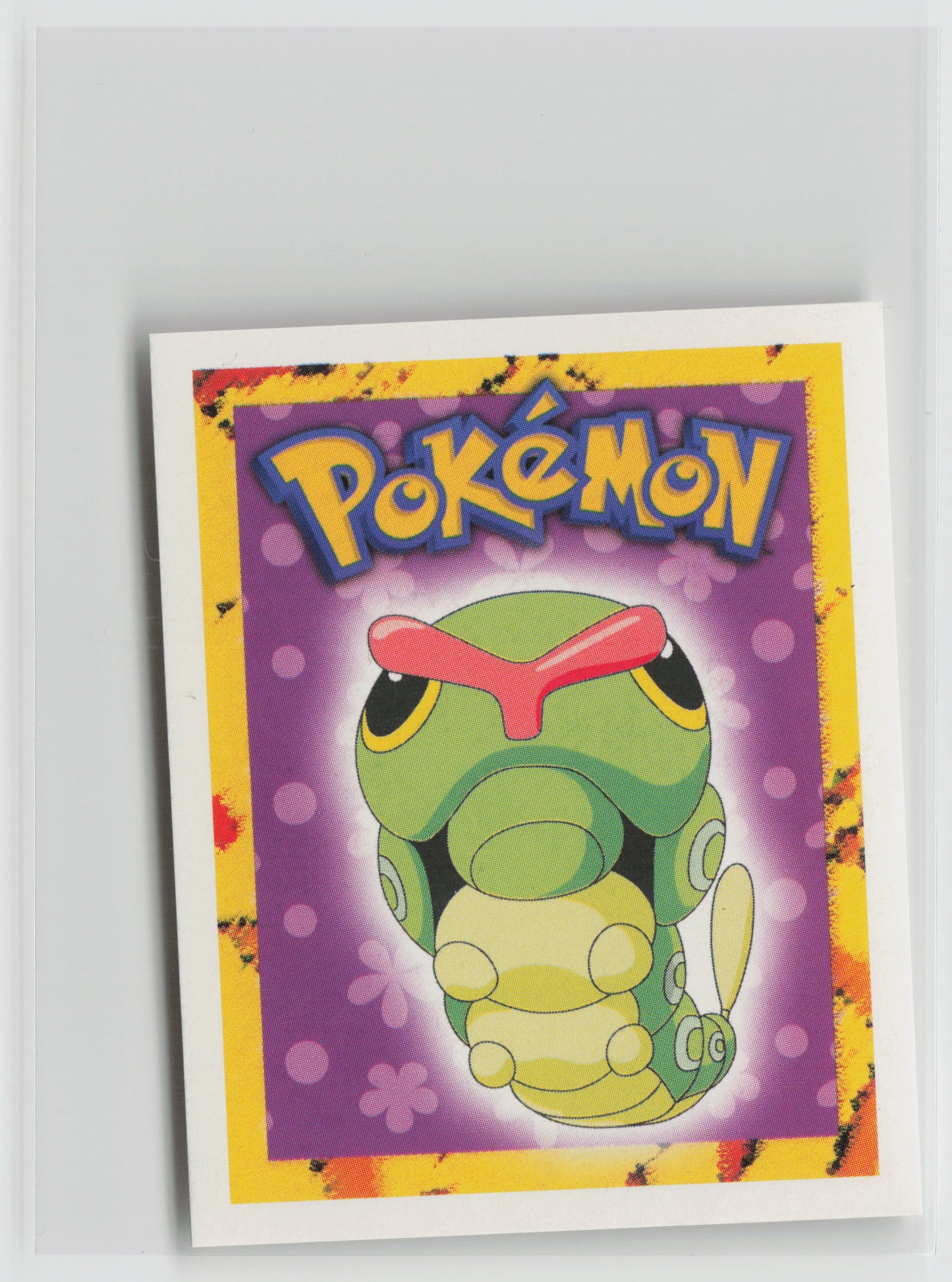 Caterpie - Merlin Topps Sticker 1999 #10 NM