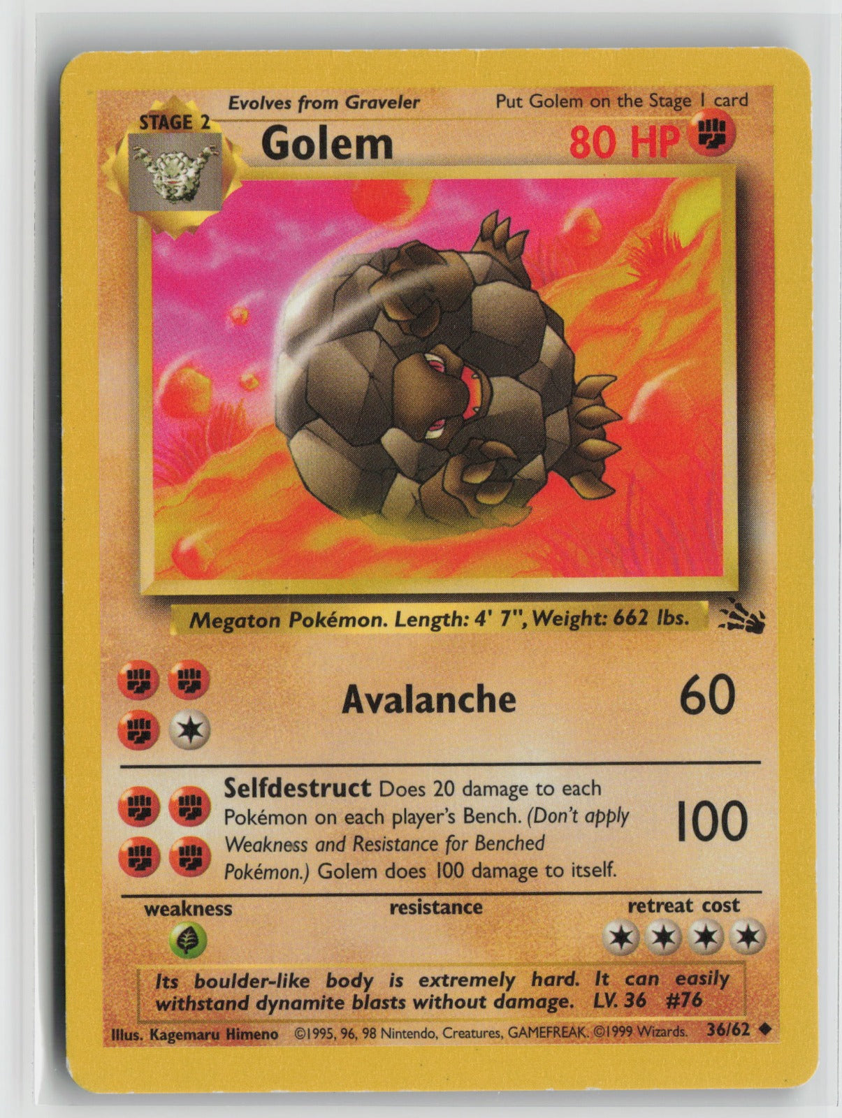 Golem Uncommon Unlimited FO 36/62 MP