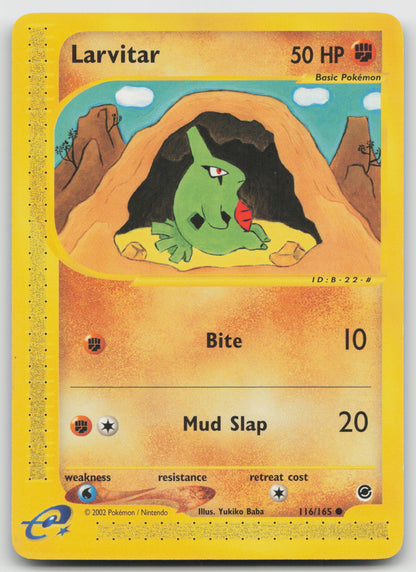 Larvitar Common Normal EX 116/165 LP