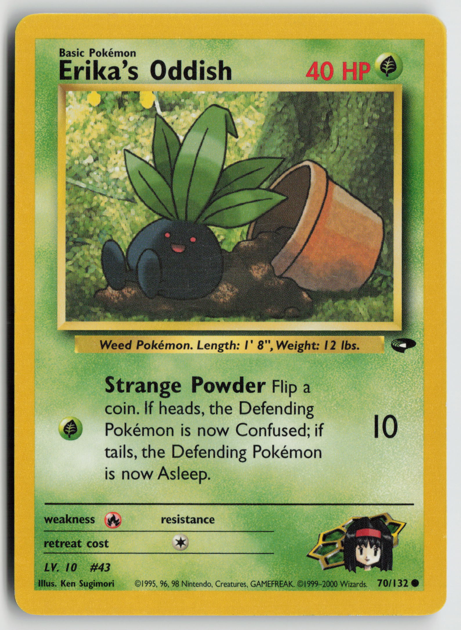 Erika's Oddish Common Gym Challenge 070/132 MP