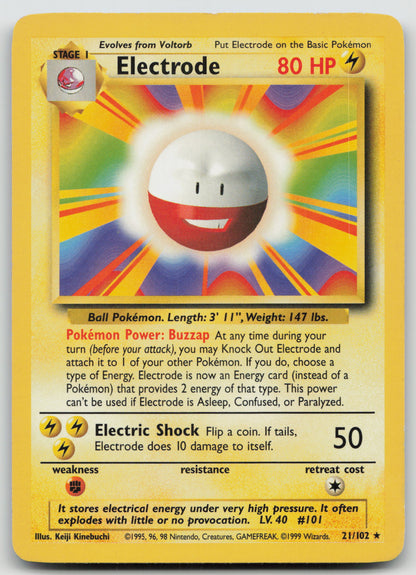 Electrode Rare Normal BS 021/102 MP