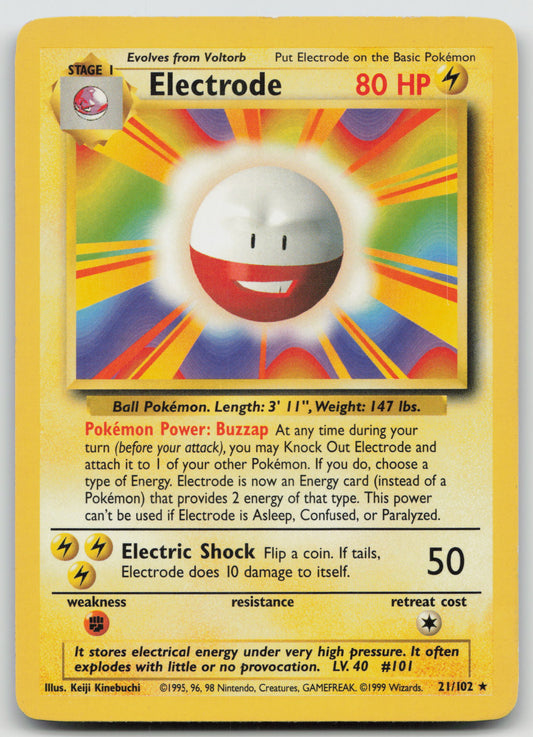 Electrode Rare Normal BS 021/102 MP
