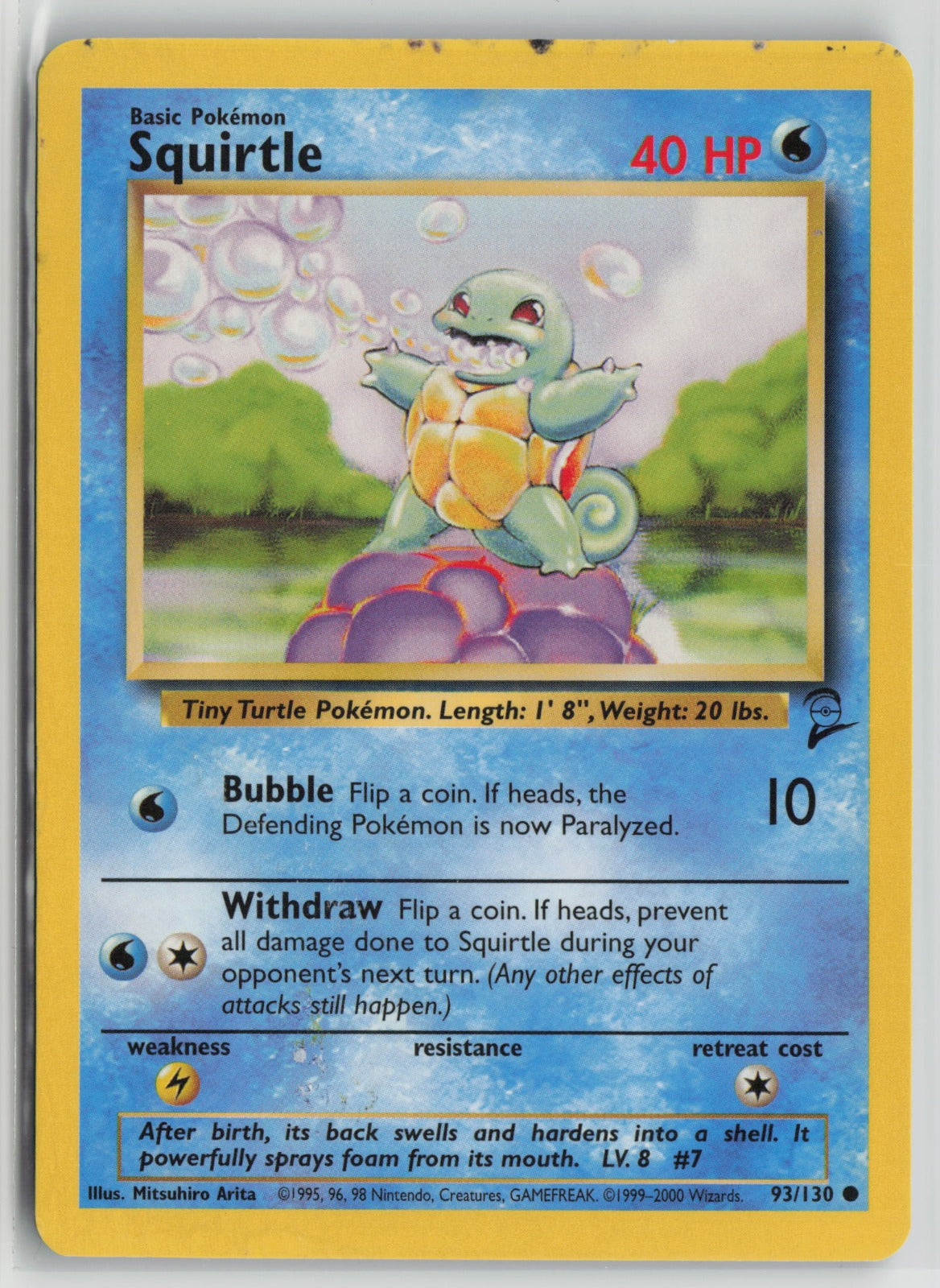 Squirtle Common BS2 093/130 DMG