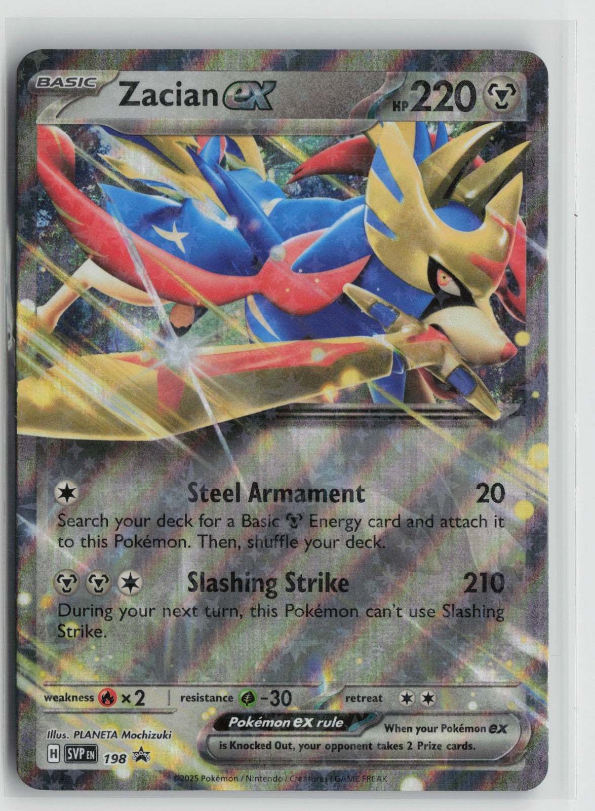 Zacian ex Promo Holo SVP 198 NM