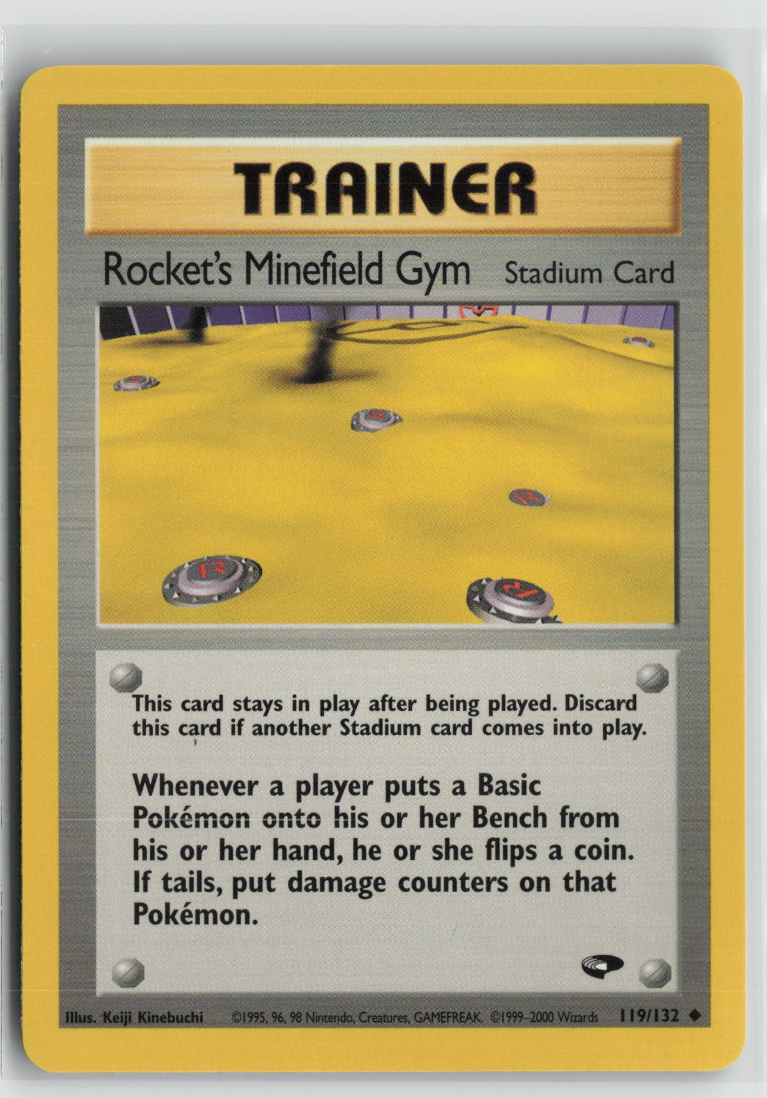 Rocket's Minefield Gym Uncommon Unlimited G2 119/132 NM