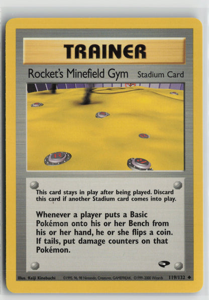 Rocket's Minefield Gym Uncommon Unlimited G2 119/132 NM