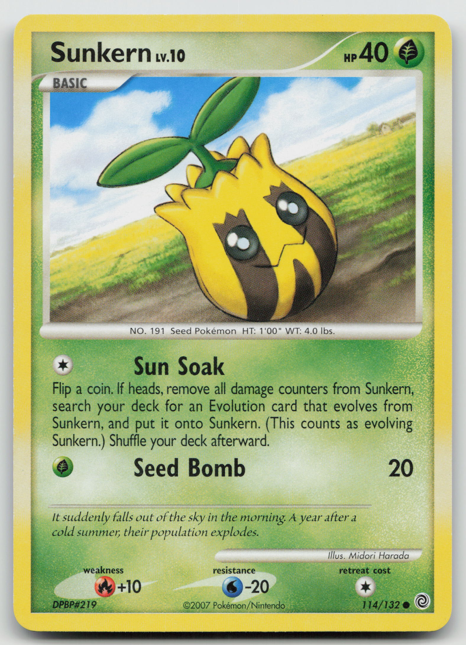 Sunkern Common Normal SW 114/132 NM