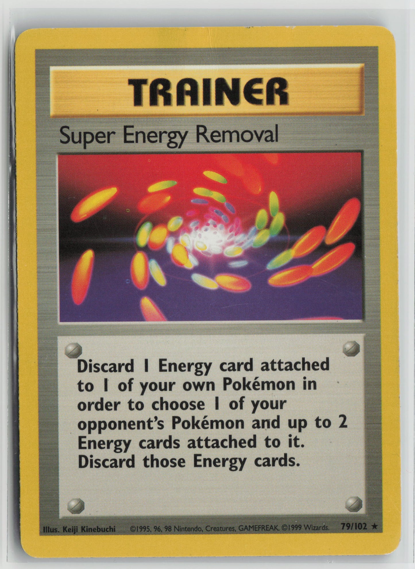 Super Energy Removal Rare Base Set 079/102 HP
