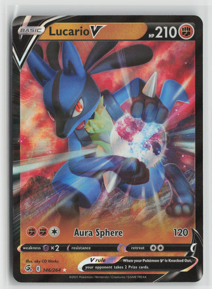 Lucario V Ultra Rare Holo SWSH08 146/264 NM