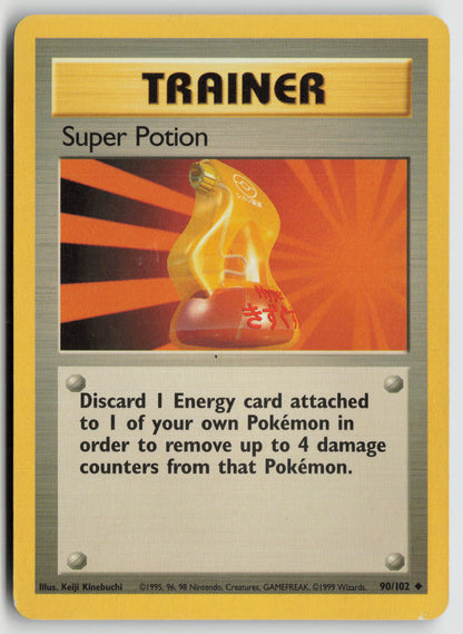 Super Potion Uncommon Base Set 090/102 MP