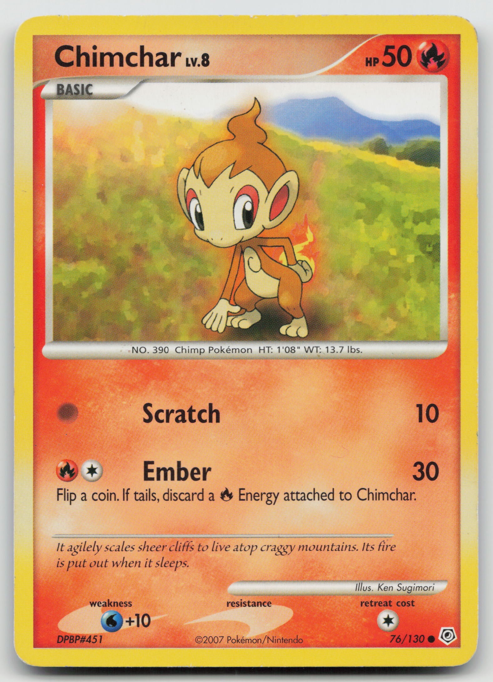 Chimchar Common Normal DP 76/130 HP