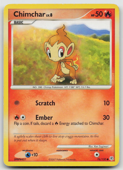Chimchar Common Normal DP 76/130 HP