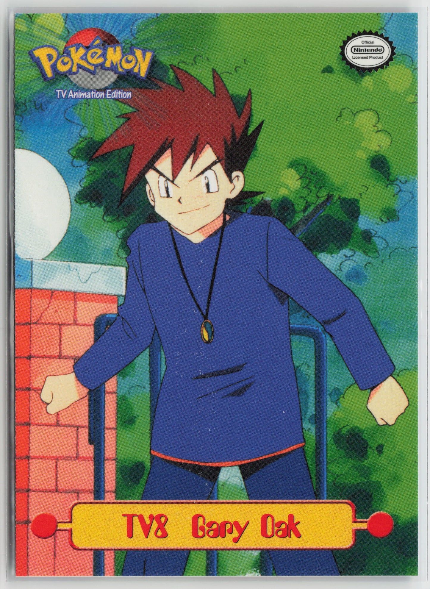 Gary Oak TV8 Topps TV Animation Series 1999 Non-Holo LP
