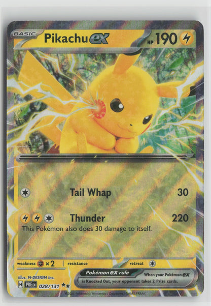 Pikachu ex Double Rare Holo PRE 028/131 NM