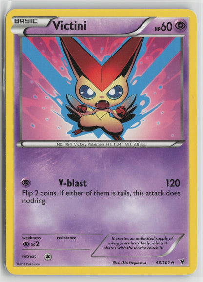 Victini (43) Rare NVI 43/101 LP