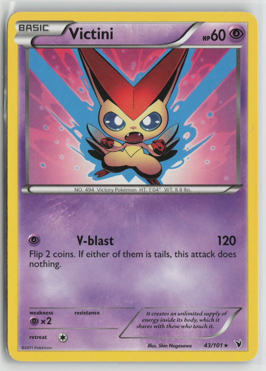 Victini (43) Rare NVI 43/101 LP