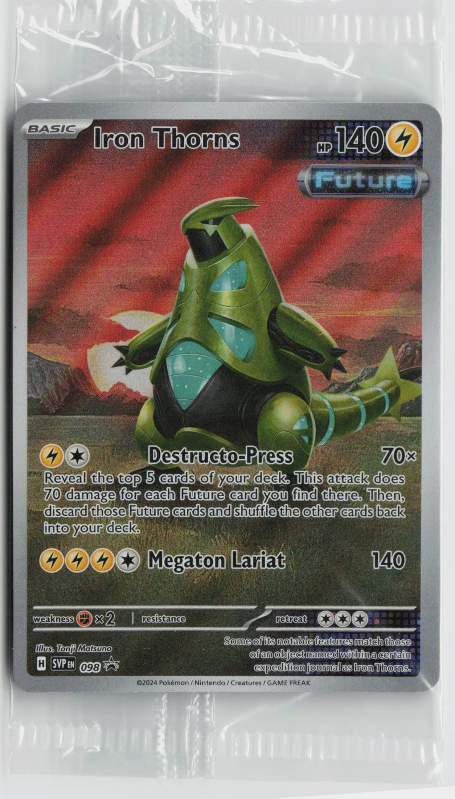 Iron Thorns Promo Holo SVP 098 NM