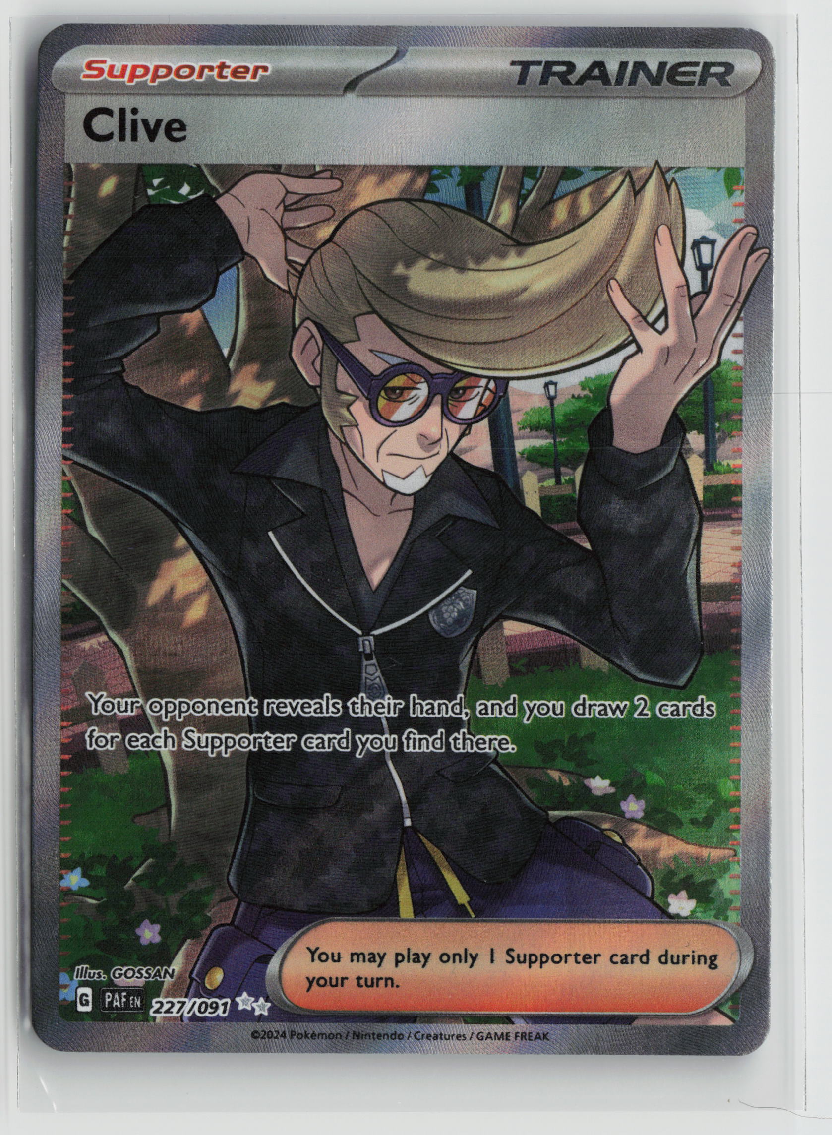 Clive - Ultra Rare SV: Paldean Fates 227/091 NM