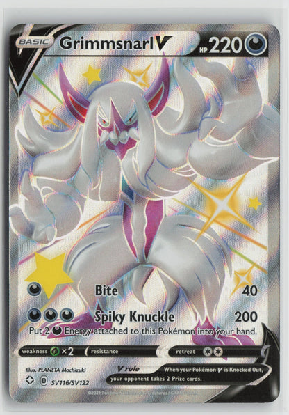 Grimmsnarl V Shiny Holo Rare Holo SHFSV SV116/SV122 NM