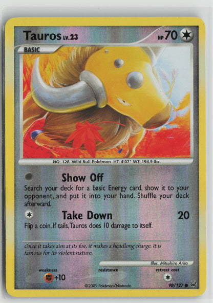 Tauros Common Reverse Holo PL 98/127 LP
