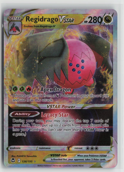 Regidrago VSTAR Ultra Rare Holo SWSH12 136/195 NM
