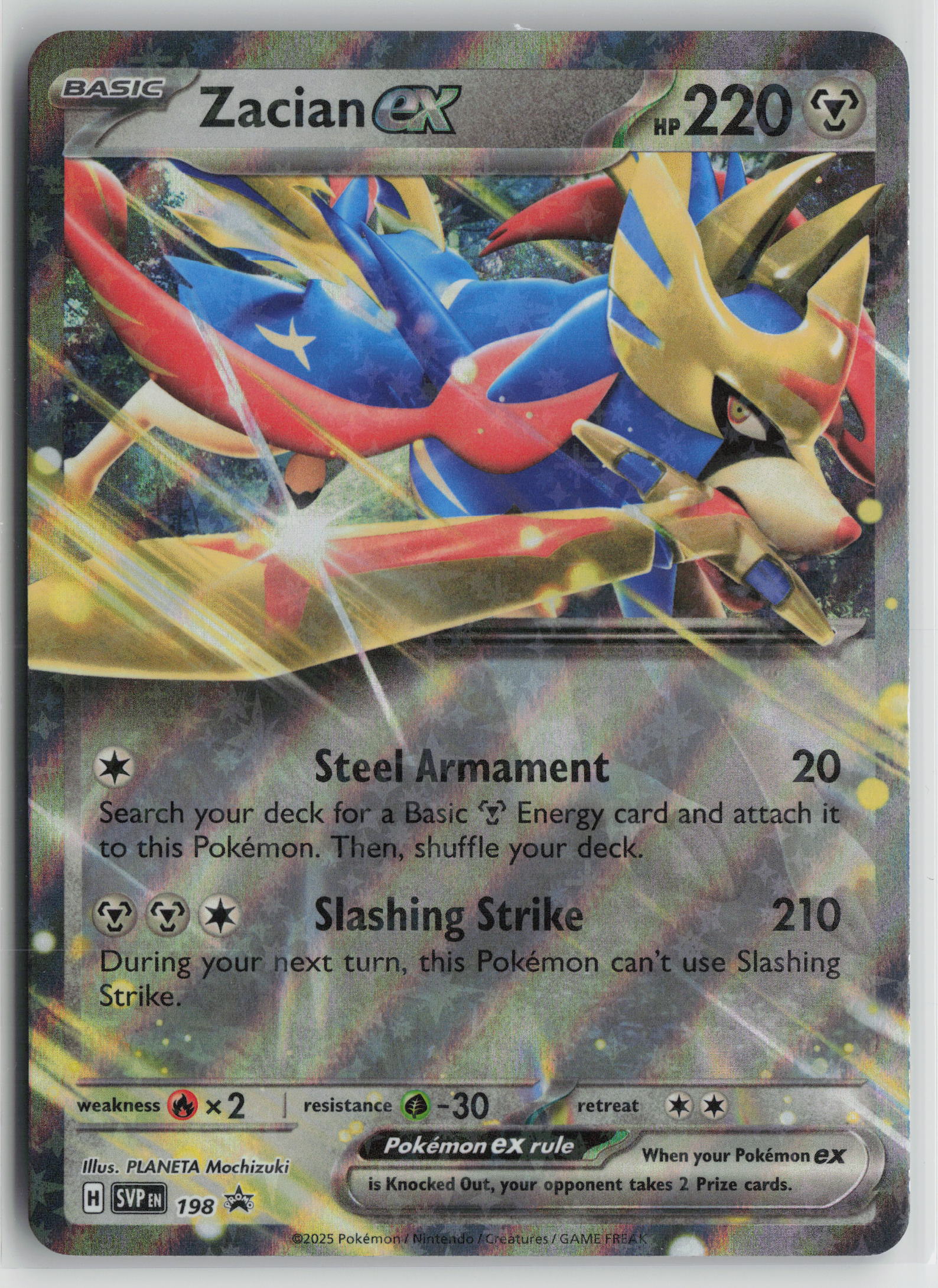 Zacian ex - Promo SV: Scarlet & Violet Promo Cards 198 NM