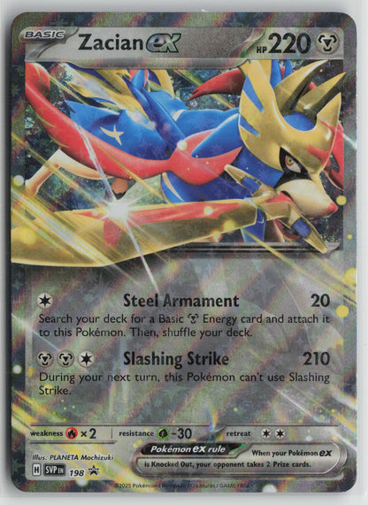 Zacian ex - Promo SV: Scarlet & Violet Promo Cards 198 NM