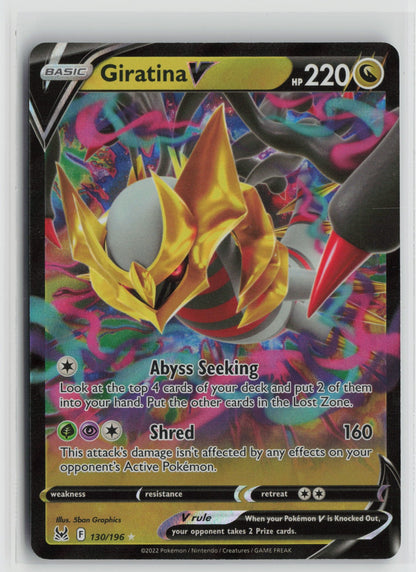 Giratina V Ultra Rare Holo SWSH11 130/196 NM