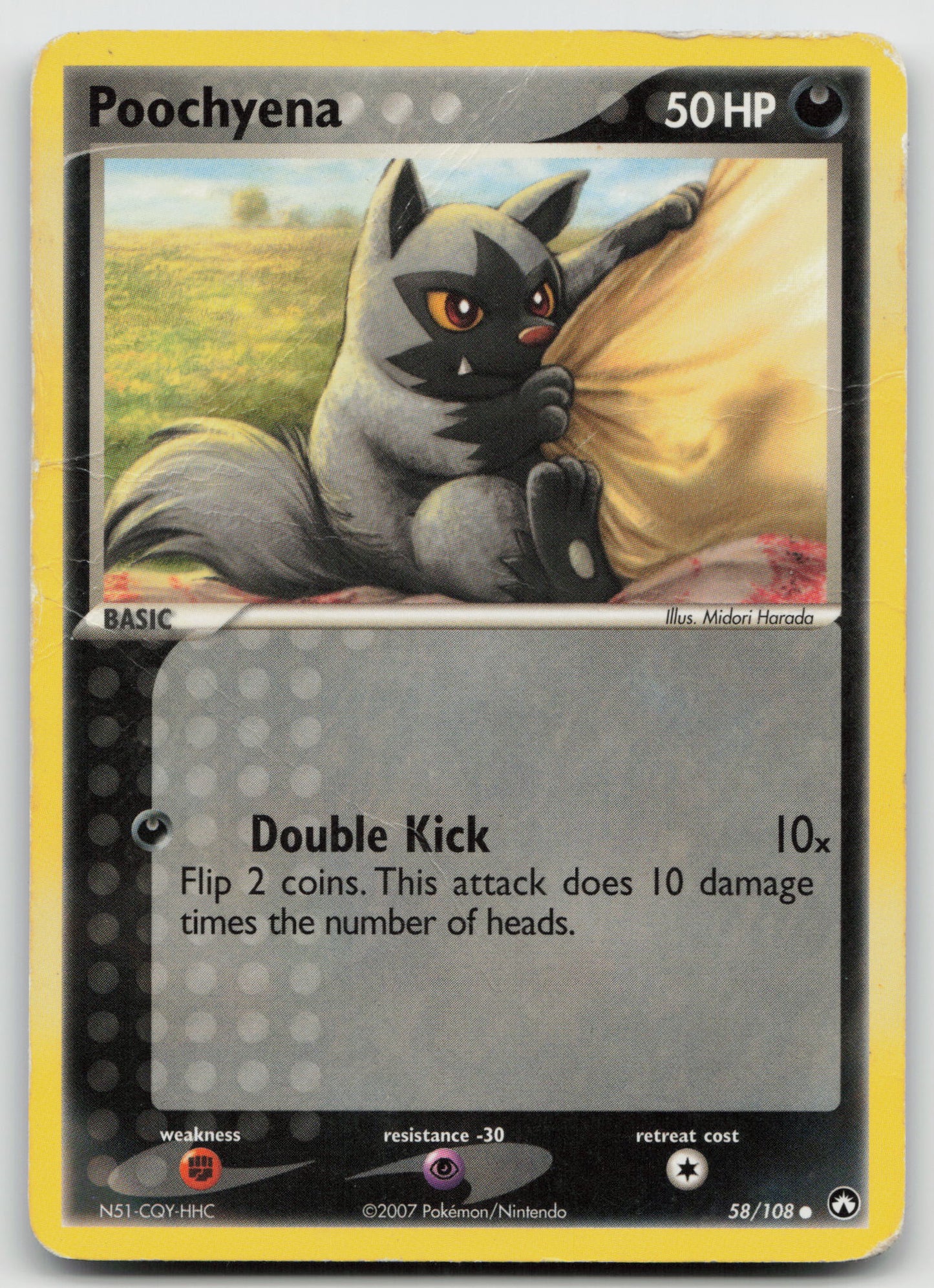 Poochyena Common Normal PK 58/108 DMG