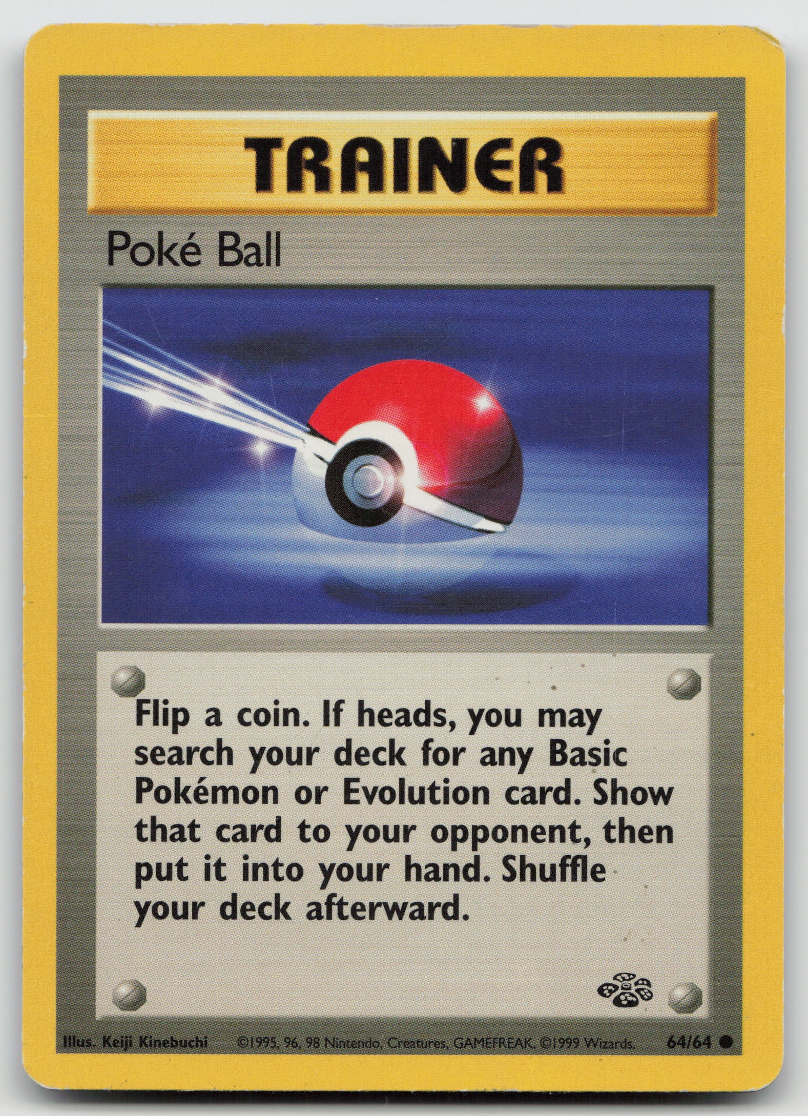 Poke Ball Common Unlimited JU 64/64 HP