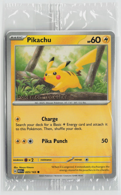Pikachu - (Pokemon Together) Promo MCAP 025/165 NM - SEALED