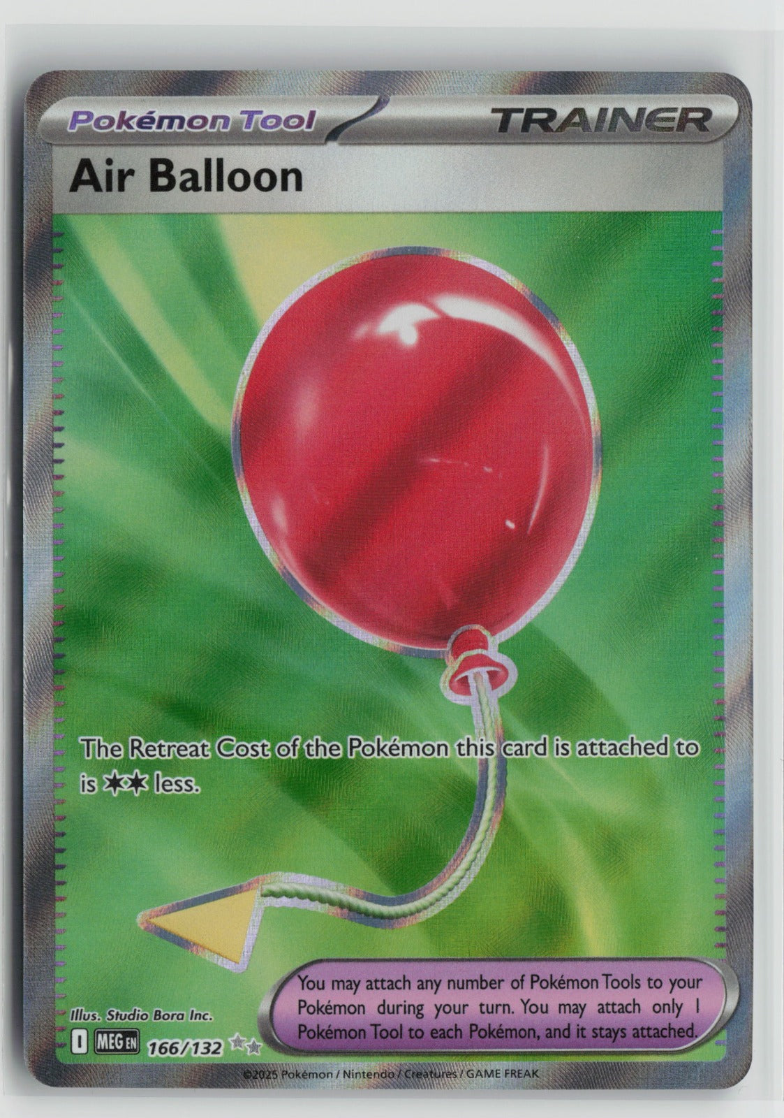 Air Balloon Ultra Rare Holo MEG 166/132 NM