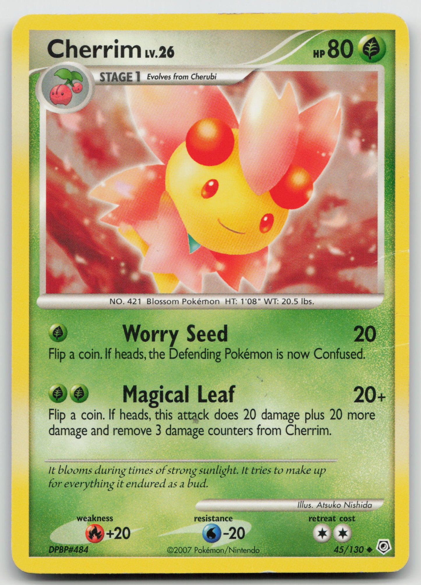 Cherrim Uncommon Normal DP 45/130 DMG