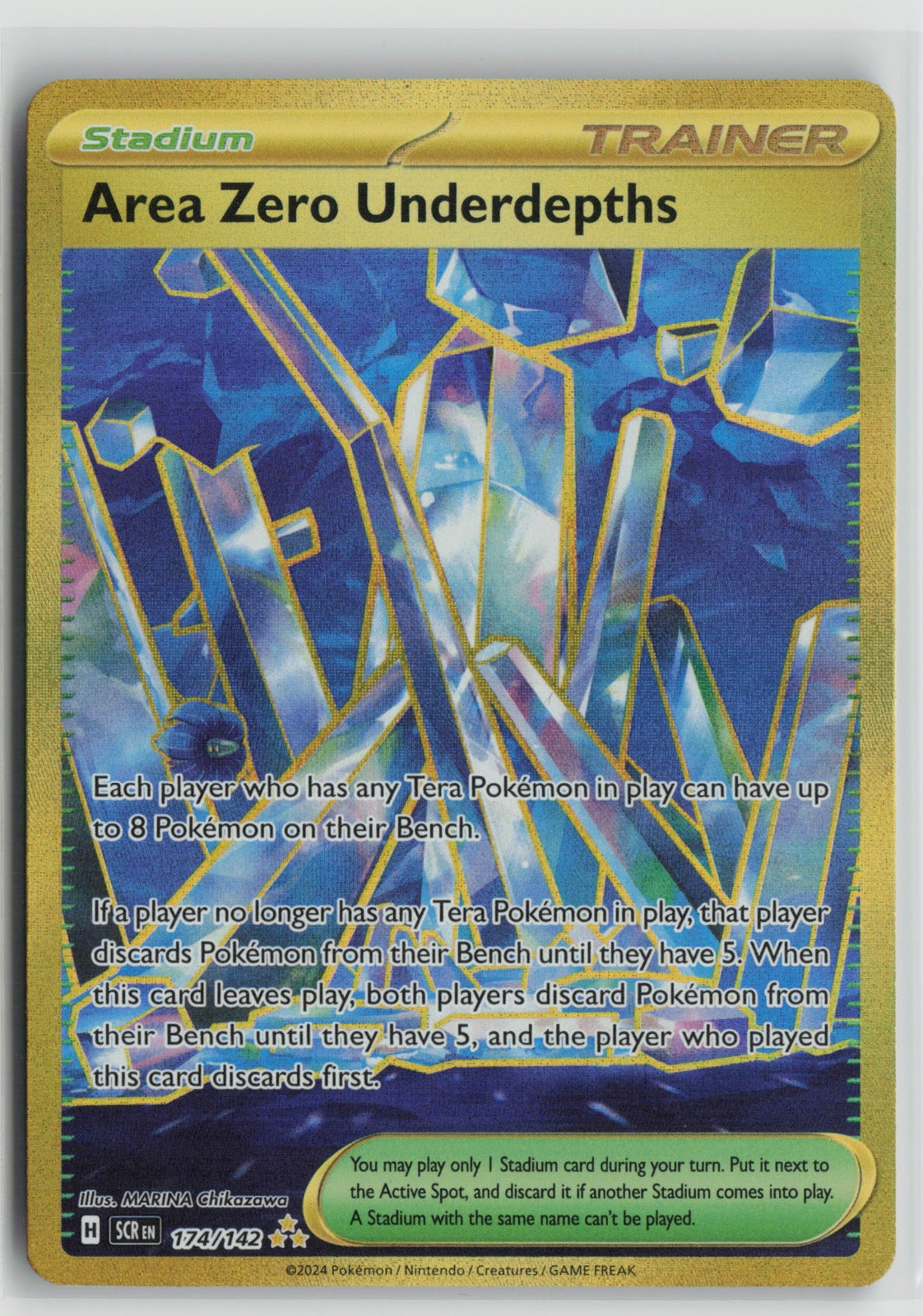 Area Zero Underdepths - Hyper Rare Holo SCR 174/142 NM