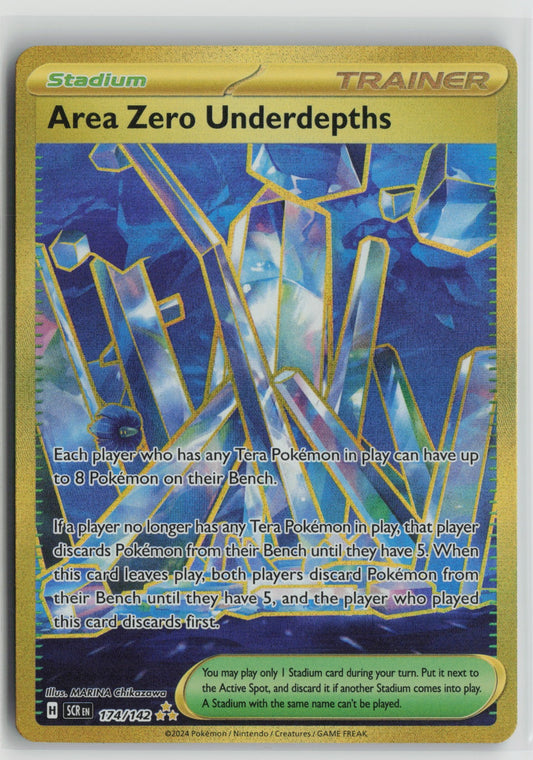Area Zero Underdepths - Hyper Rare Holo SCR 174/142 NM