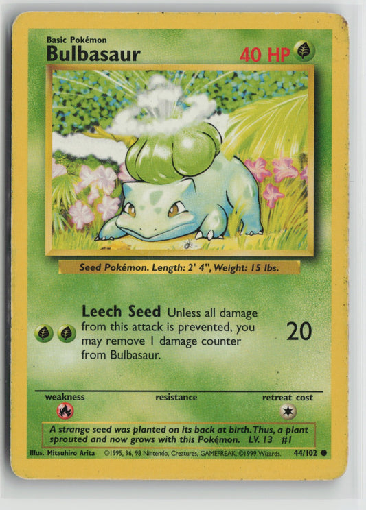 Bulbasaur Common BS 044/102 HP