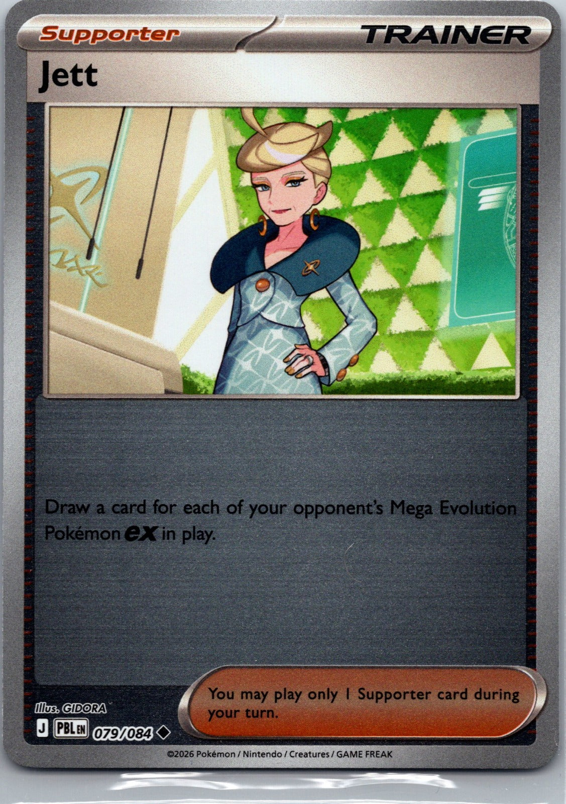 Jett Uncommon Reverse Holo PBL 079/084 NM