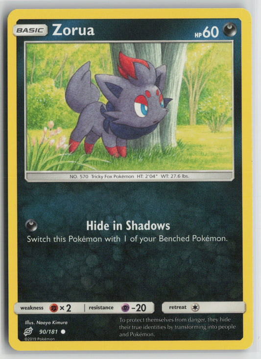Zorua Common SM - Team Up 90/181 NM