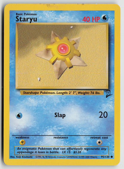 Staryu Common Base Set 2 095/130 HP