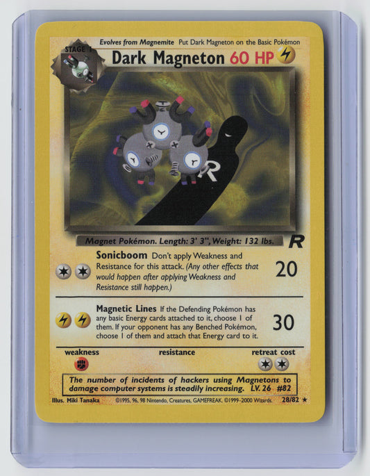 Dark Magneton (28) Rare Team Rocket 28/82 NM