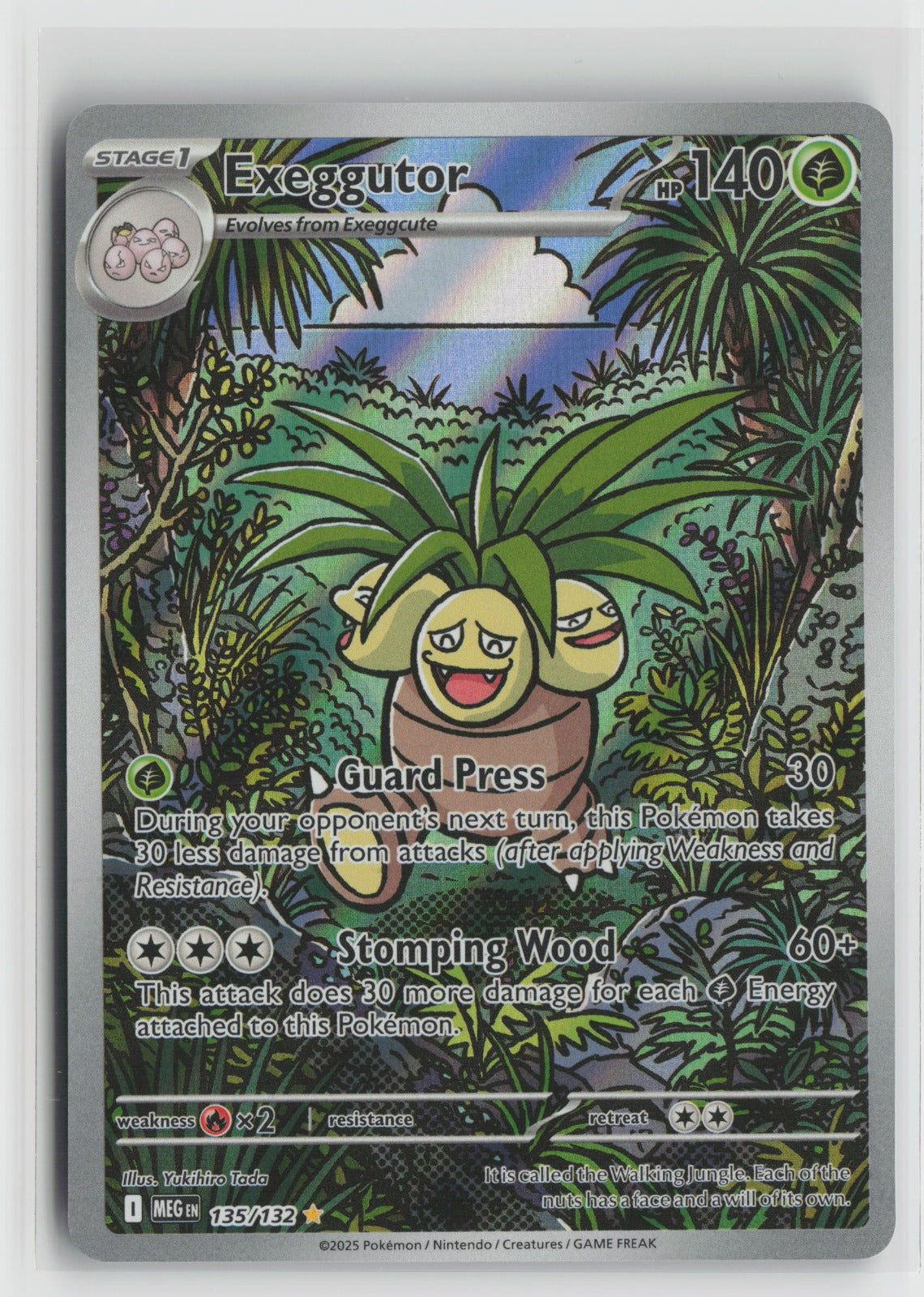 Exeggutor Illustration Rare Holo MEG 135/132 NM